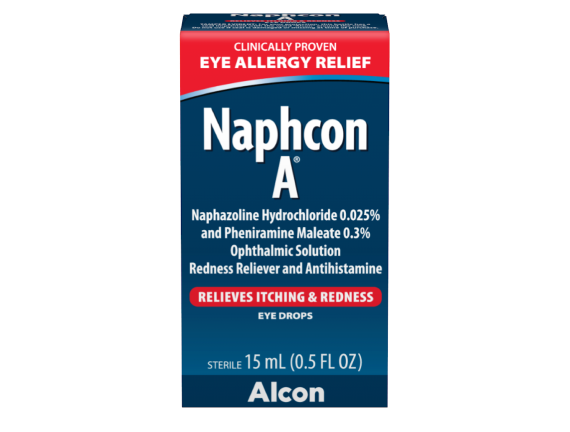 NAPHCON-A® antihistamine redness reducing, eye allergy  drops product shot