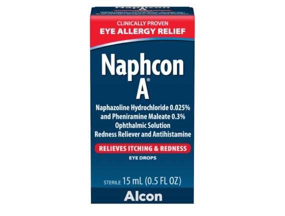 NAPHCON-A® antihistamine redness reducing, eye allergy drops product shot