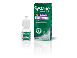 Systane Gel Drops bottle and box