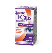 Systane Icaps Eye Vitamin MV Multivitamin Formula coated tablets box