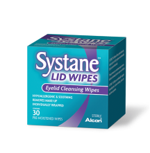 Systane Eye Lid Wipes box