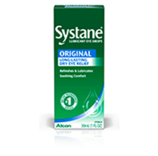Systane Lubricant Eye Drops Original box
