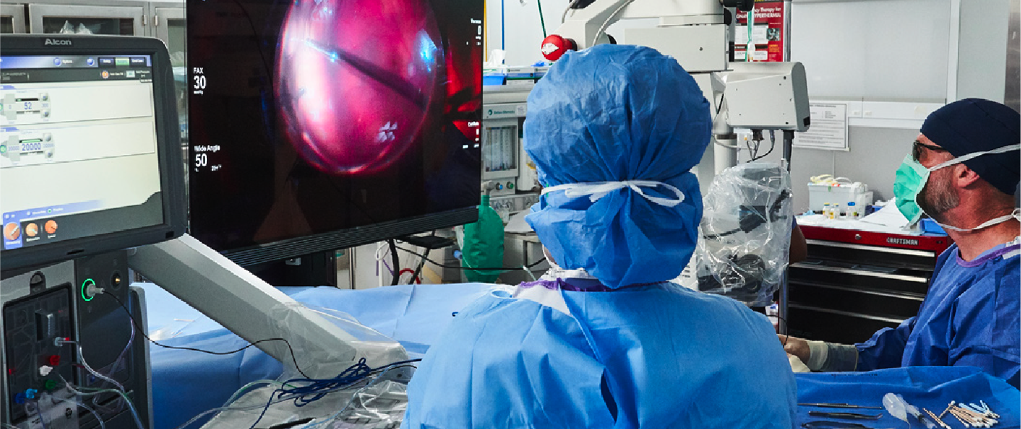 Doctors in an operating room