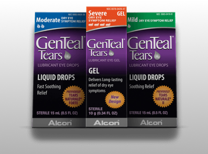 GENTEAL® Tears dry eye drops and gel