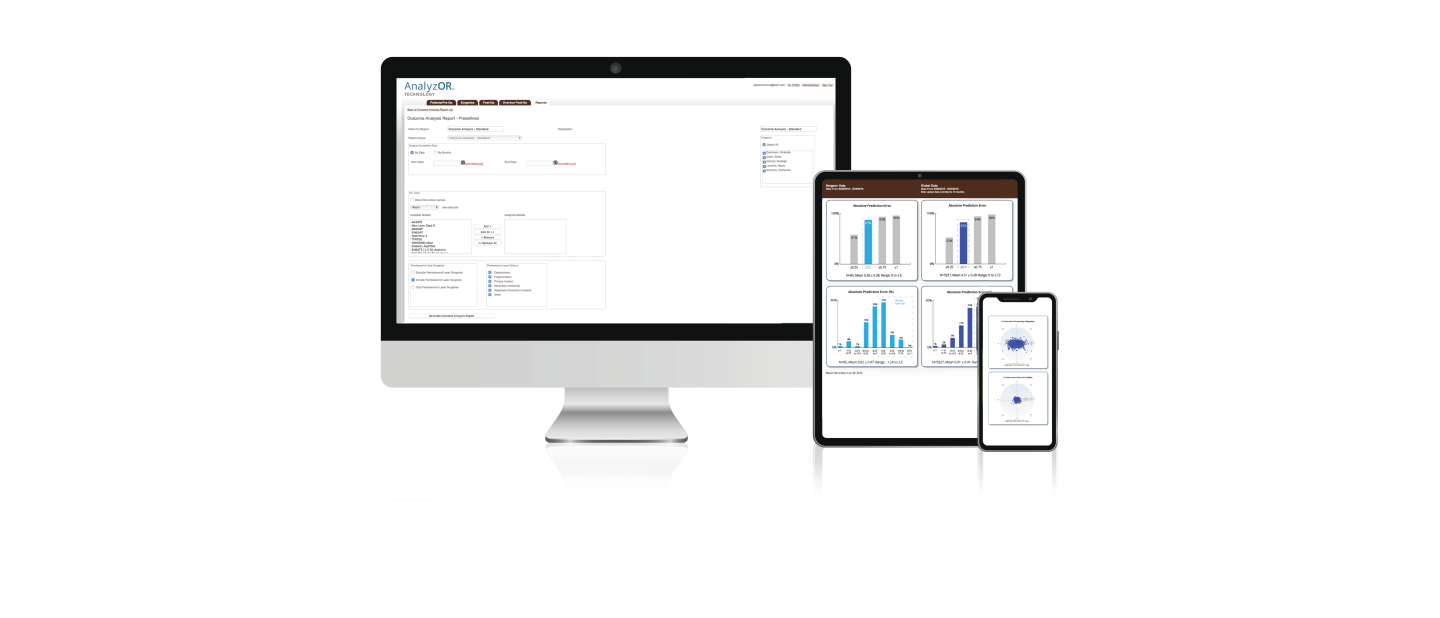 AnalyzOR on Desktop, Tablet and Mobile Devices