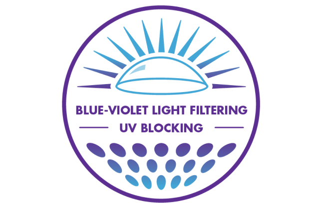 Blue-Violet Light Filter graphic