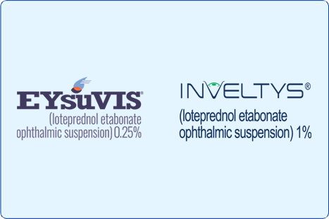 Various Alcon Brand Logos, EYsuVIS and INVELTYS