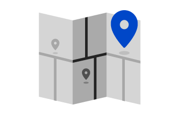 map with pinpoint icon
