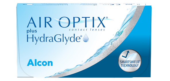 AIR OPTIX plus HydraGlyde packshot