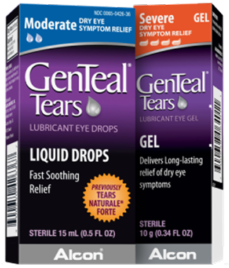 GENTEAL® Tears dry eye drops and gel
