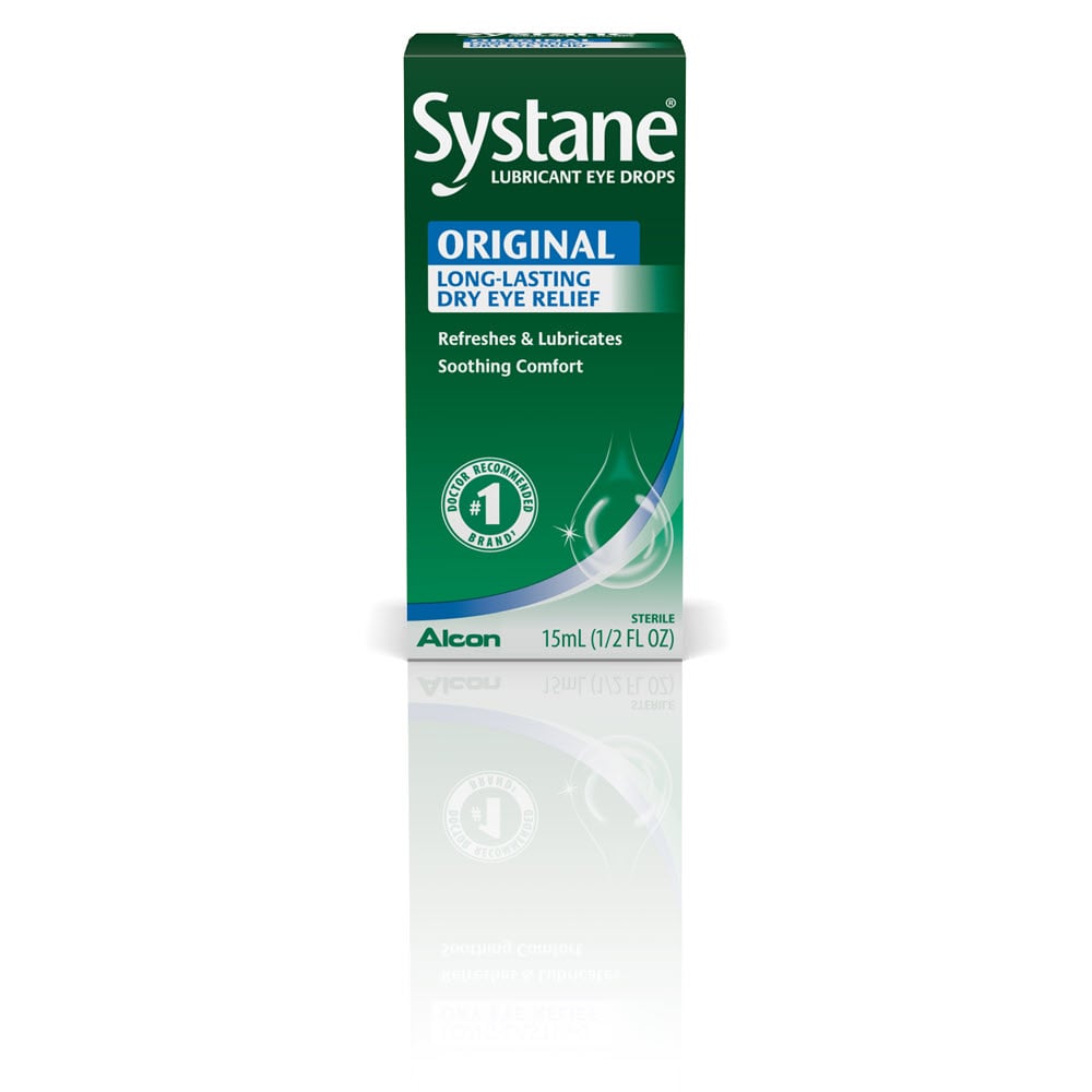 Systane Lubricant Eye Drops Original box