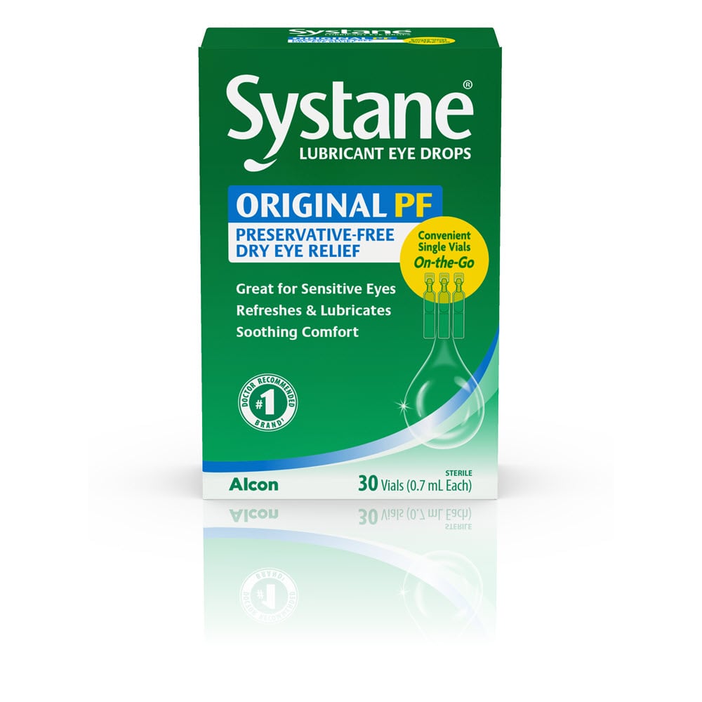 Systane Preservative-free Lubricant Eye Drops Original vial box