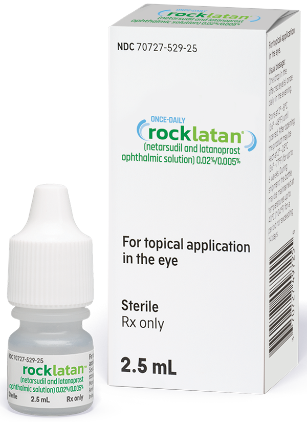 Rocklatan Box with bottle to the left