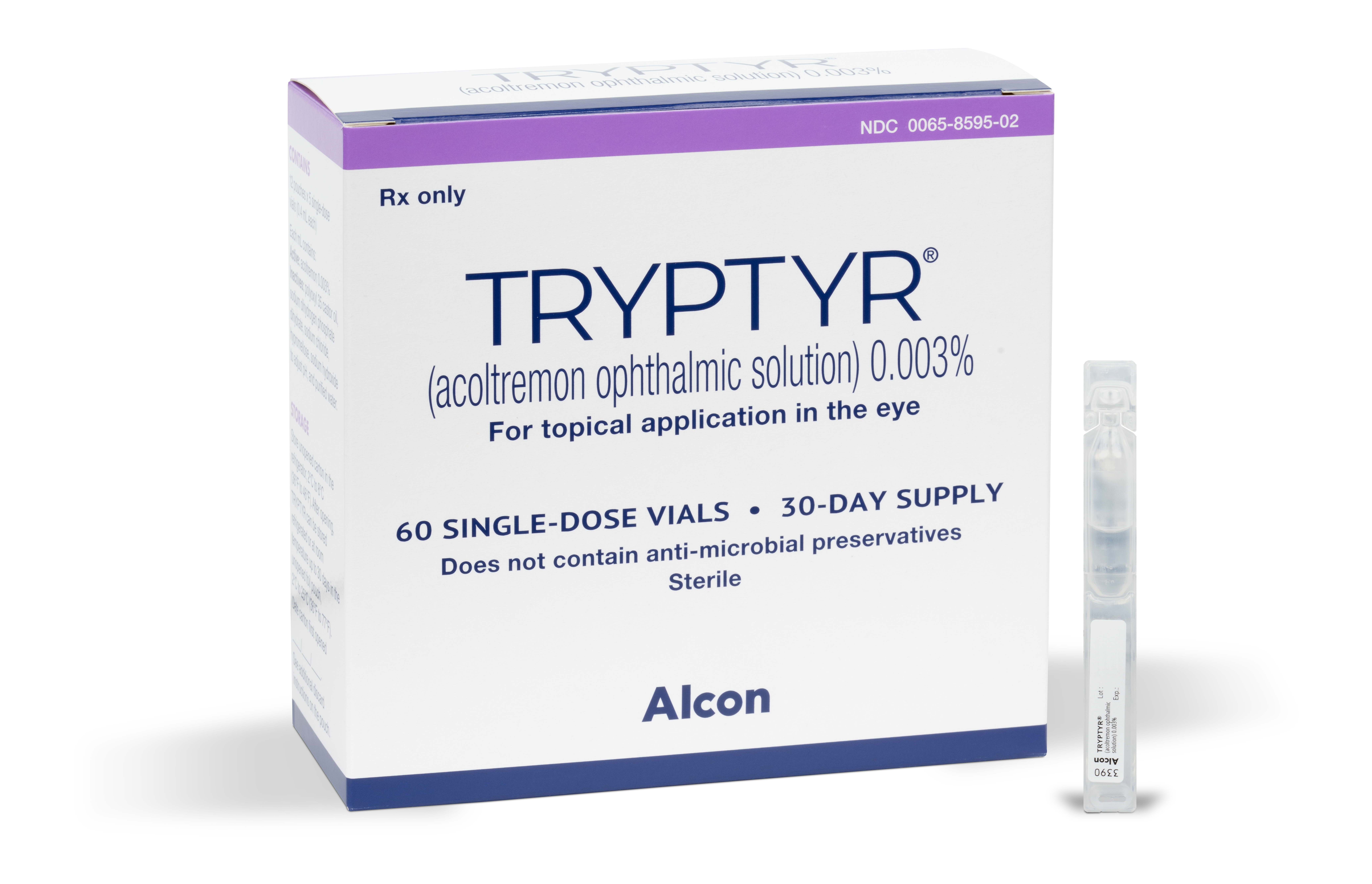 TRYPTYR Vial and box image