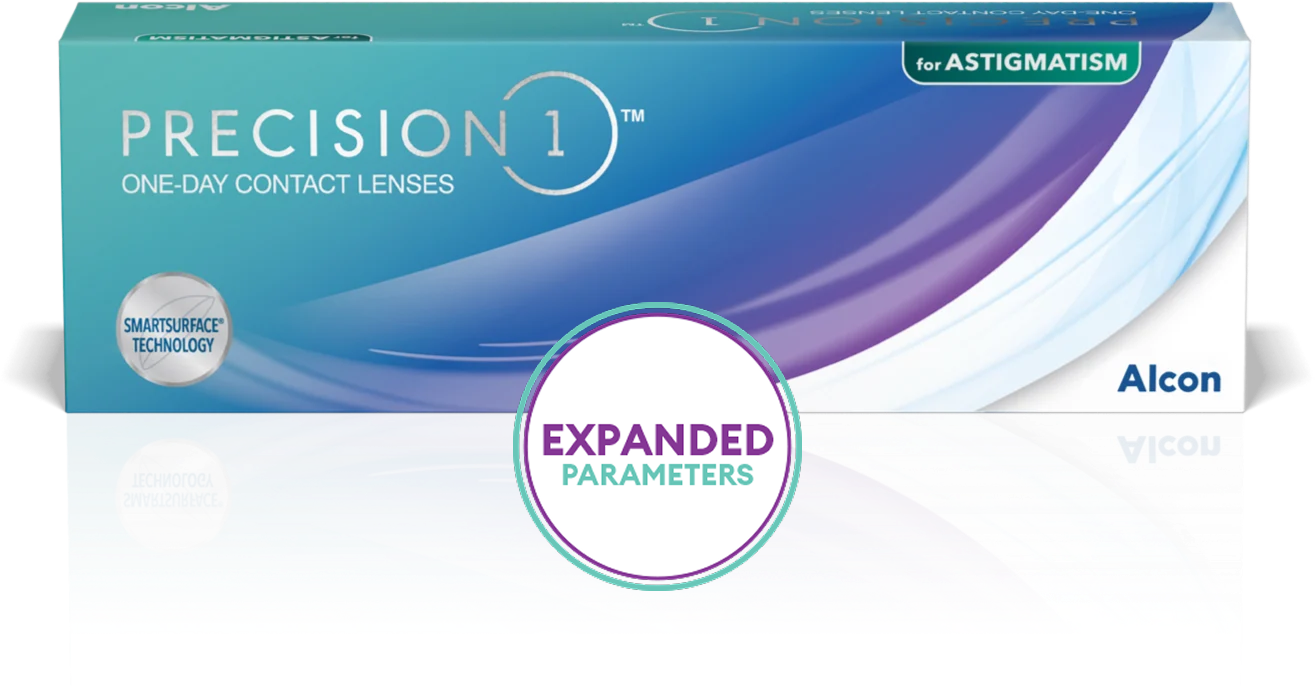 PRECISION1® for Astigmatism Contact Lenses