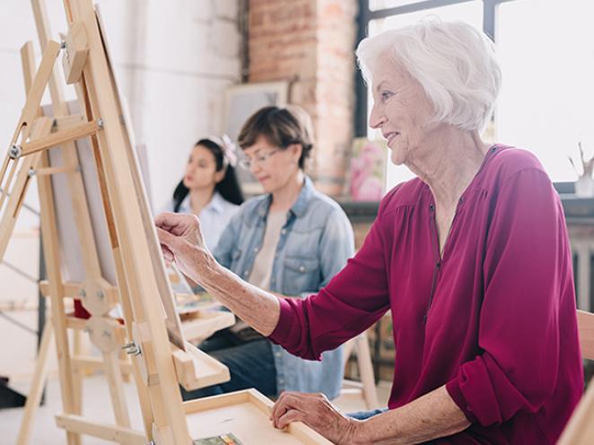Lady Painting