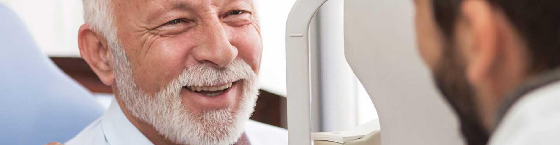 news banner man smiling