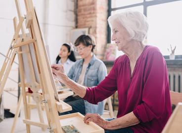 Lady Painting