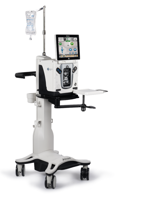 Fully assembled LEGION System mounted on a LEGION surgical cart.
