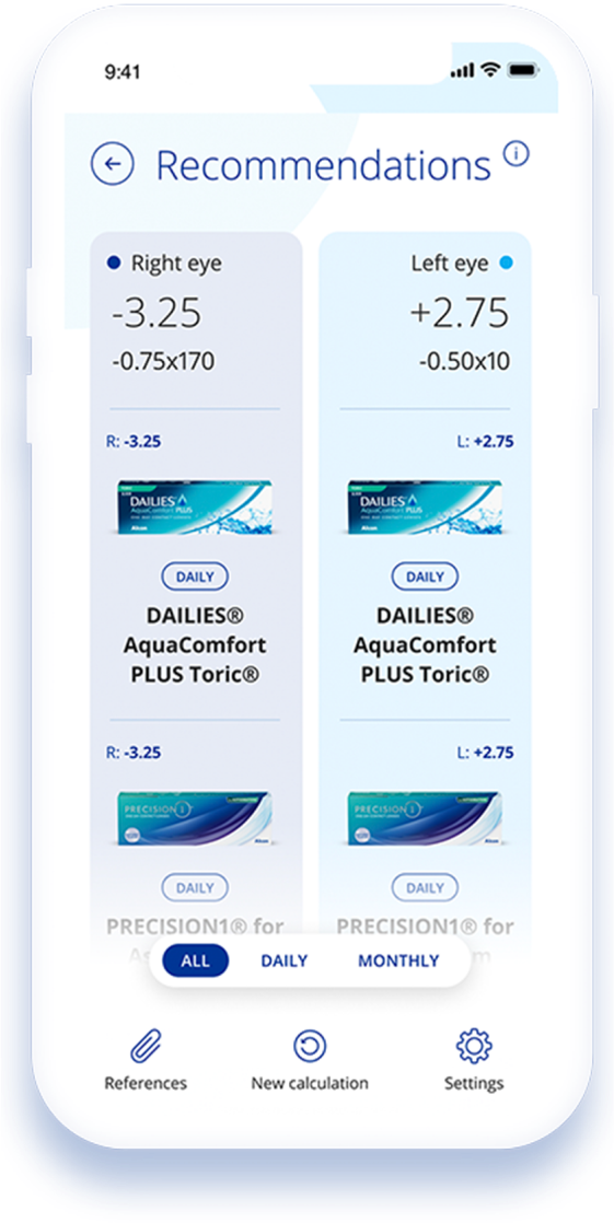FittingHub app on phone
