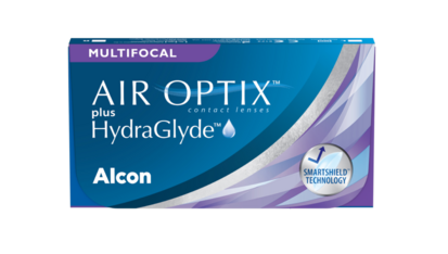 AIR OPTIX plus HydraGlyde Multifocal contact lens pack