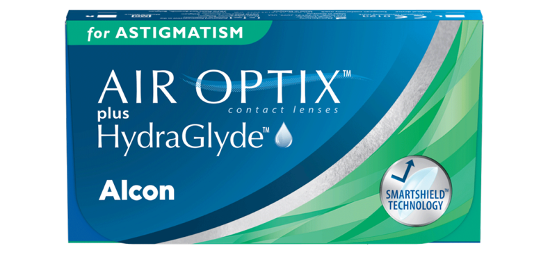 AIR OPTIX PLUS HYDRAGLYDE FOR ASTIGMATISM packshot