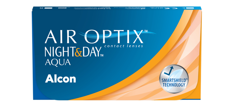 AIR OPTIX  NIGHT and DAY AQUA contact lens packshot
