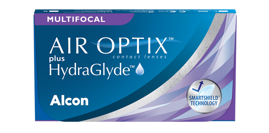 AIR OPTIX plus HydraGlyde Multifocal packshot