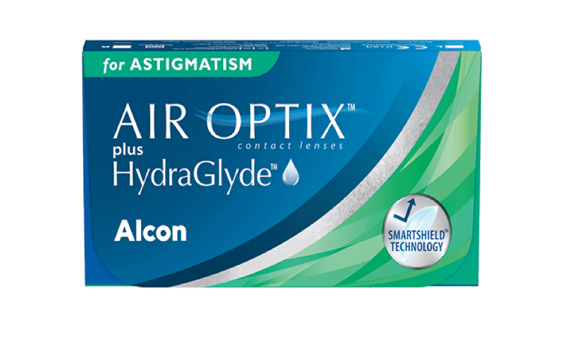AIR OPTIX PLUS HYDRAGLYDE for astigmatism packshot