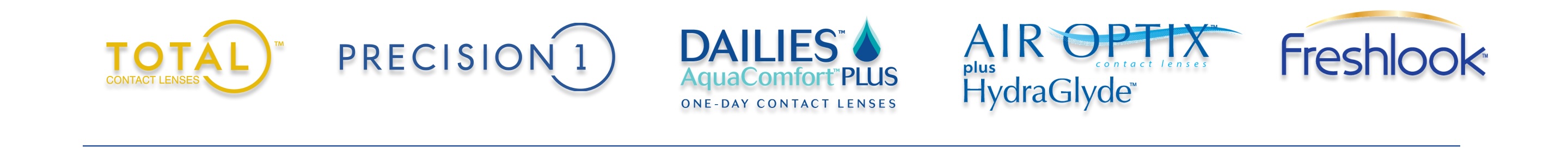 Alcon product logos