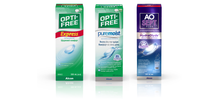 Contact lens soltutions packs