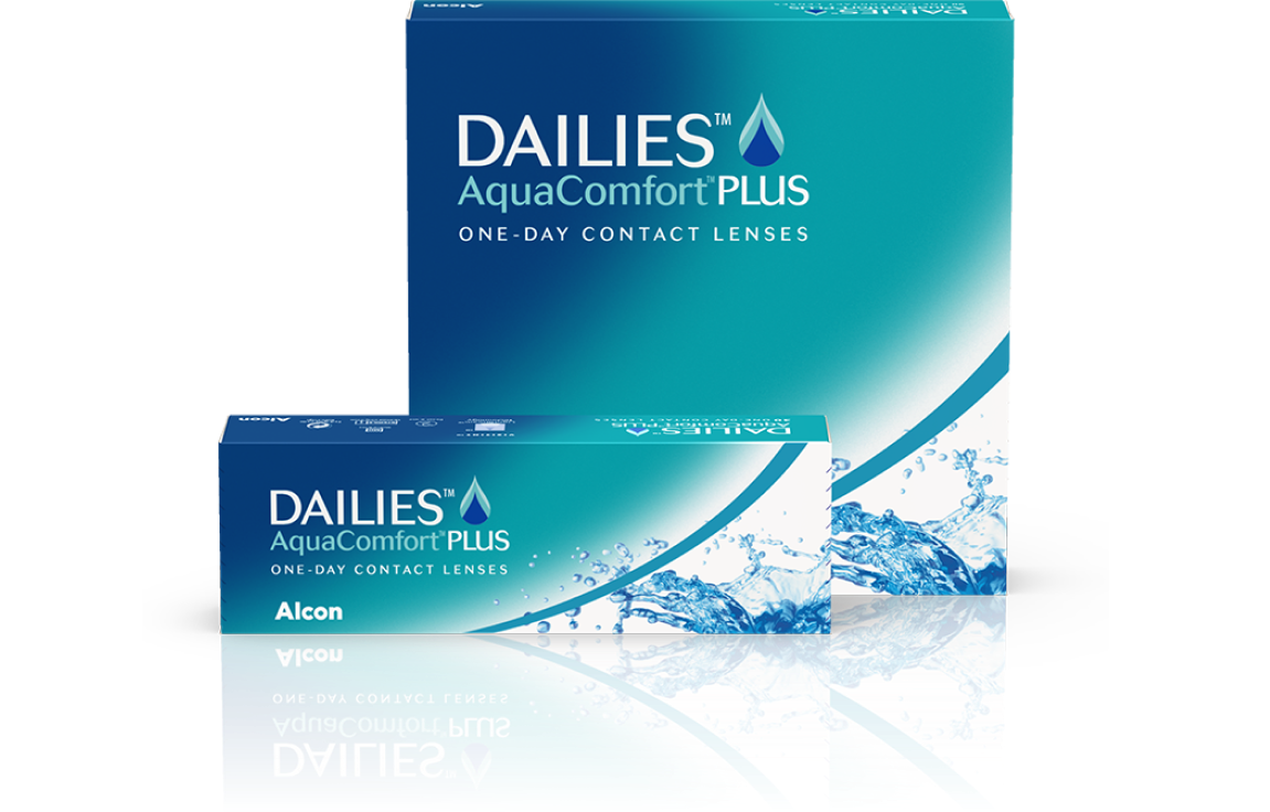 DAILIES AquaComfort PLUS Contact lens packshot
