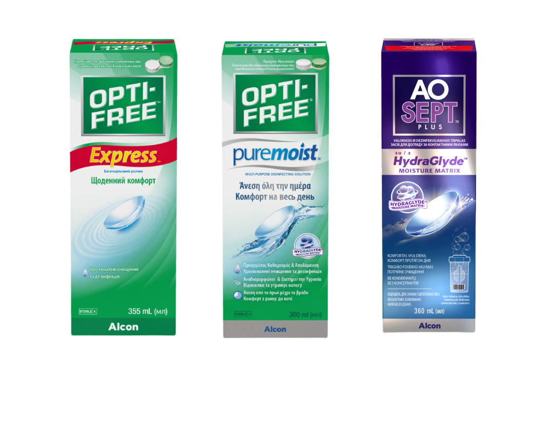 Contact lens solutions