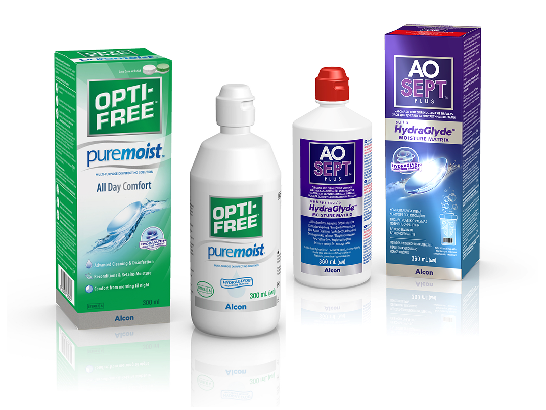 Contact lens solutions