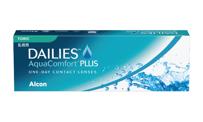 DAILIES®  AQUACOMFORT PLUS® Toric contact lens pack