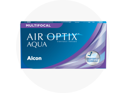 AIR OPTIX plus HydraGlyde Multifocal contact lens pack