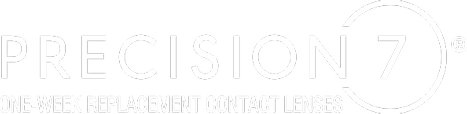 PRECISION7® logo weekly replacement contact lenses.