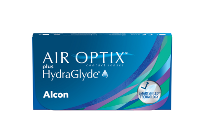 AIR OPTIX plus HydraGlyde contact lens pack