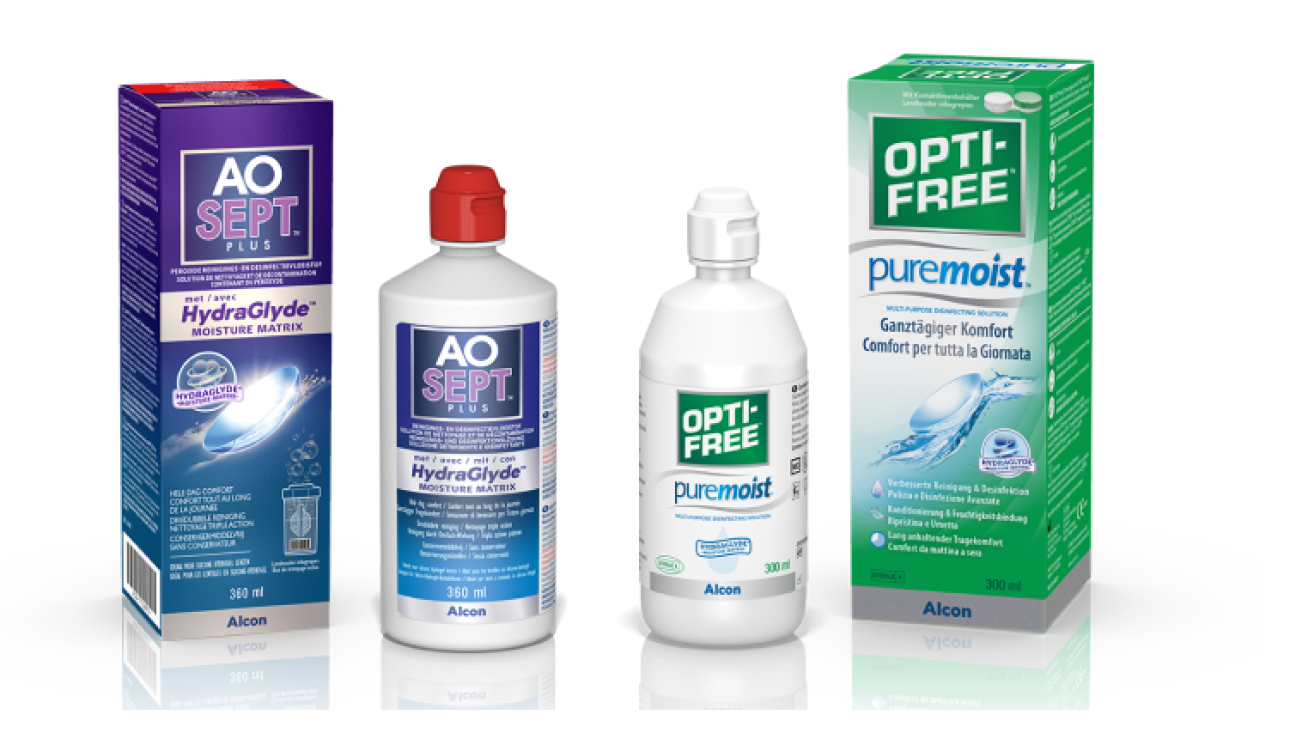 Contact lens solutions