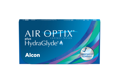 AIR OPTIX PLUS HYDRAGLYDE contact lens pack shot