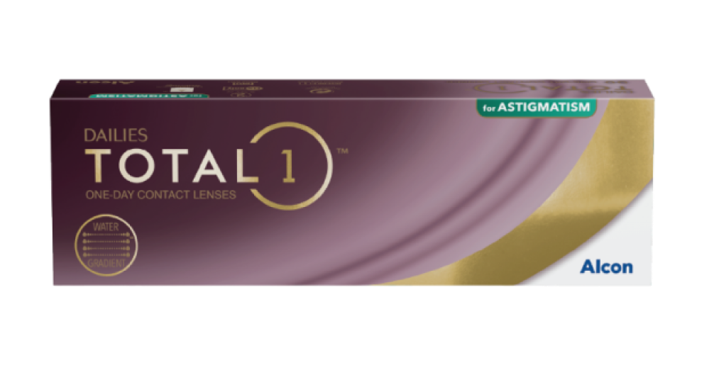 DAILIES TOTAL1 for Astigmatism pack shot