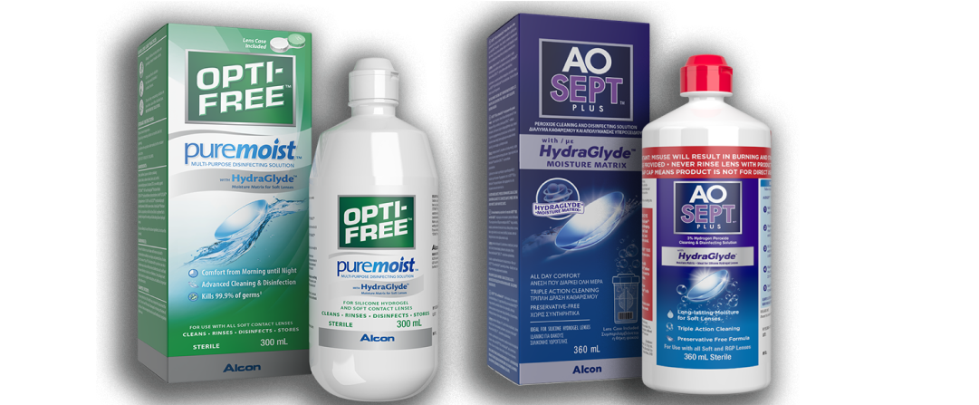 Contact lens solutions